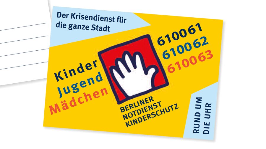 Hilfe vom Kinder-, Jugend- und Mädchennotdienst